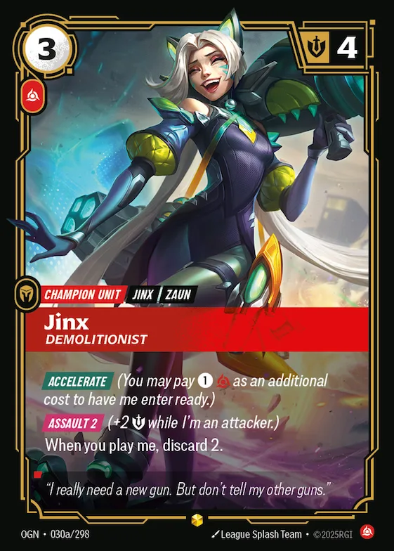 Jinx, Demolitionist #30a – Origins