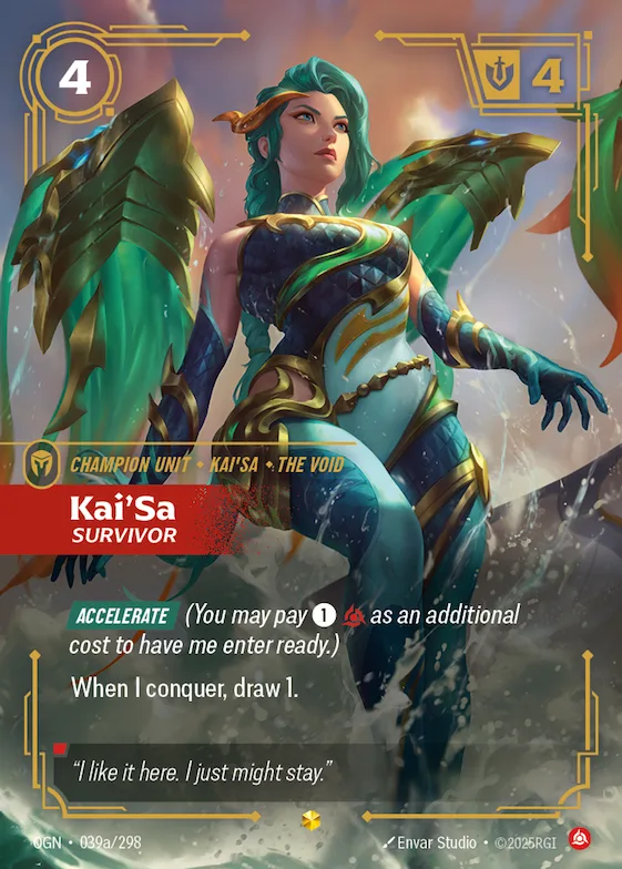 Kai'Sa, Survivor #39a – Origins