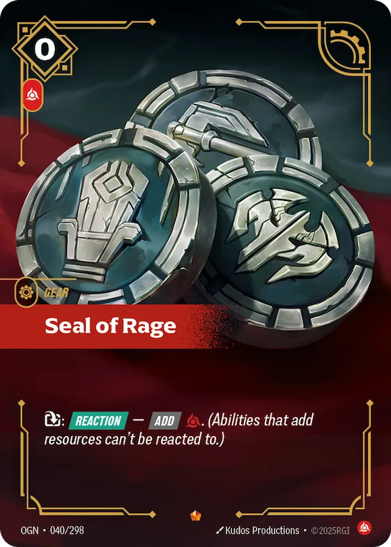 Seal of Rage #40 – Origins