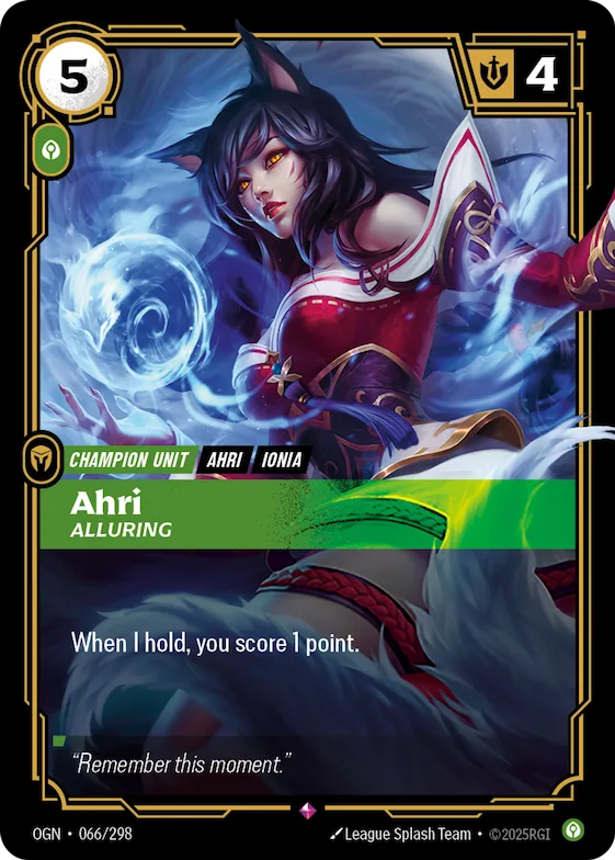 Ahri, Alluring #66 – Origins
