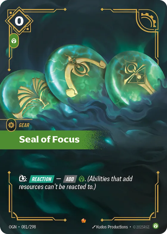 Seal of Focus #81 – Origins