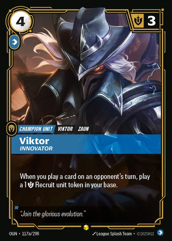 Viktor, Innovator #117a – Origins