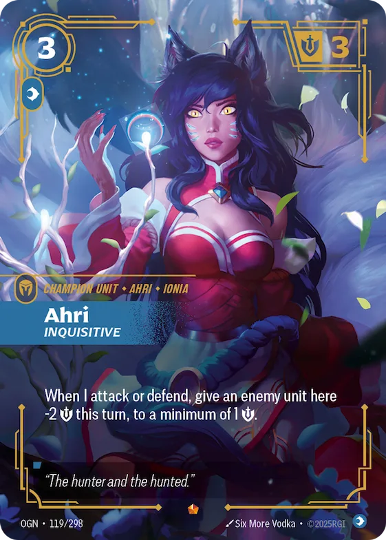 Ahri, Inquisitive #119 – Origins