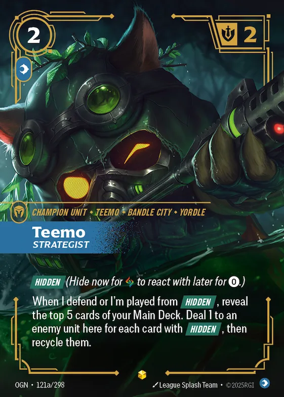 Teemo, Strategist #121a – Origins