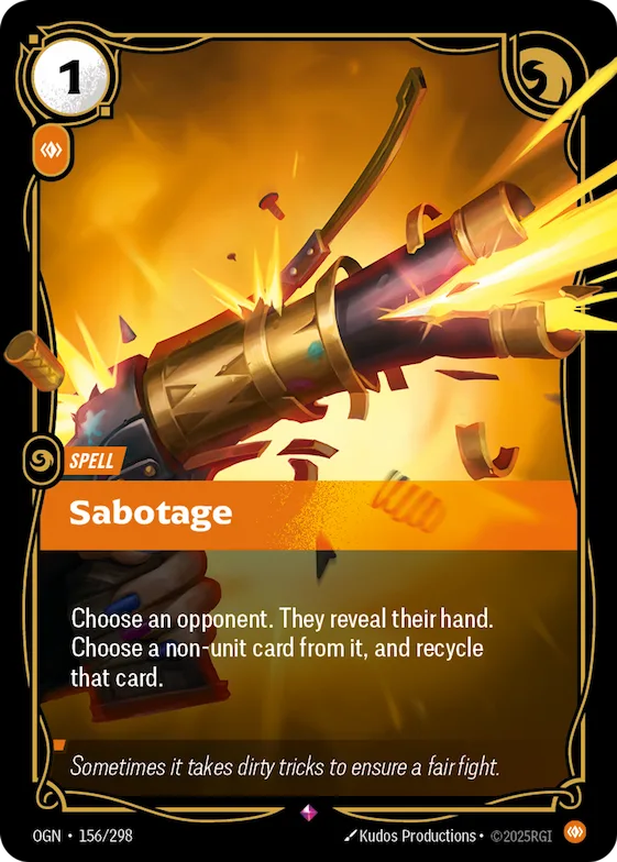 Sabotage #156 – Origins