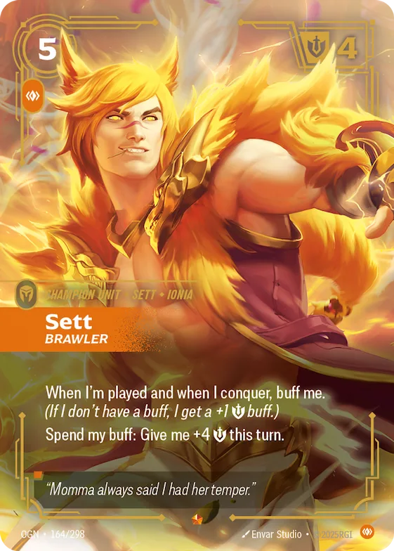Sett, Brawler #164 – Origins