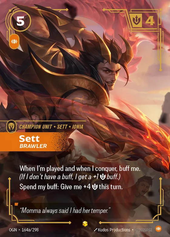 Sett, Brawler #164a – Origins