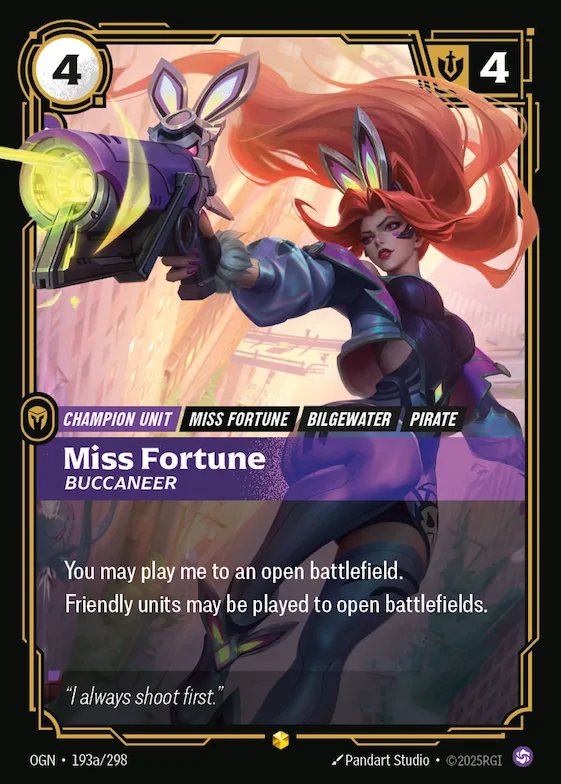 Miss Fortune, Buccaneer #193a – Origins
