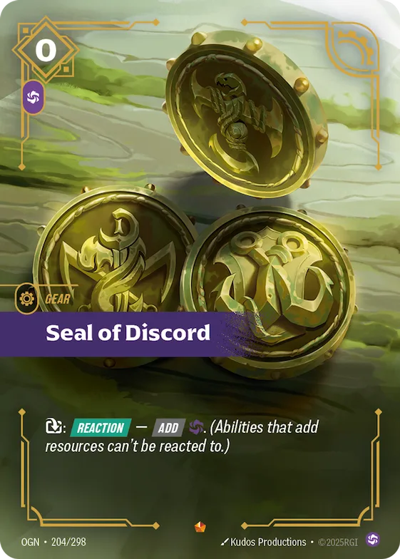 Seal of Discord #204 – Origins