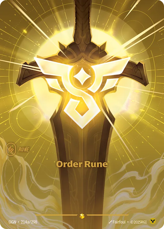 Order Rune #214a – Origins