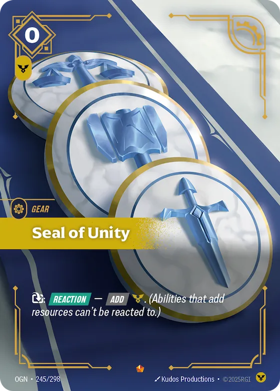 Seal of Unity #245 – Origins