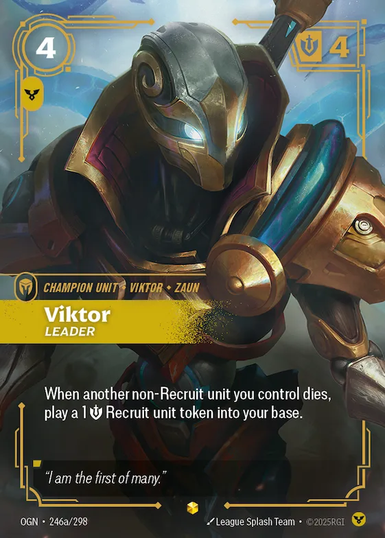 Viktor, Leader #246a – Origins