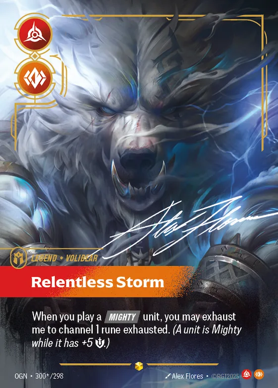 Relentless Storm #300* – Origins