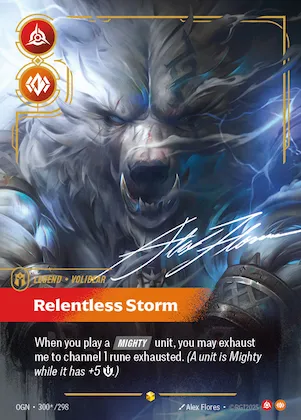 Relentless Storm #300* – Origins