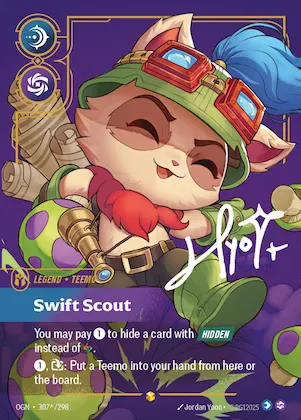 Swift Scout #307* – Origins