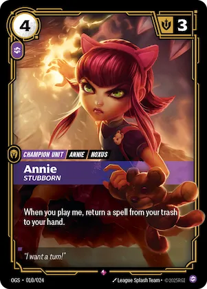 Annie, Stubborn #10 – Proving Grounds