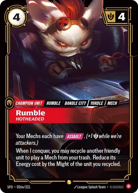 Rumble, Hotheaded #26a – Spiritforged