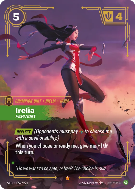 Irelia, Fervent #57 – Spiritforged