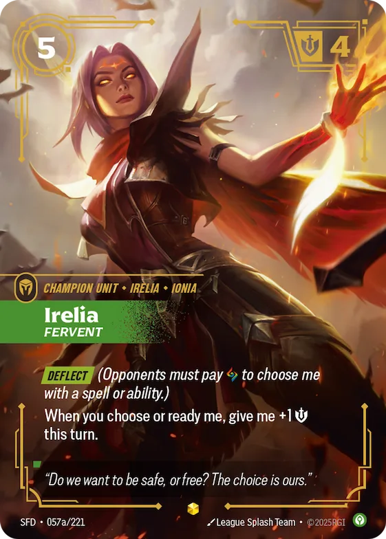 Irelia, Fervent #57a – Spiritforged