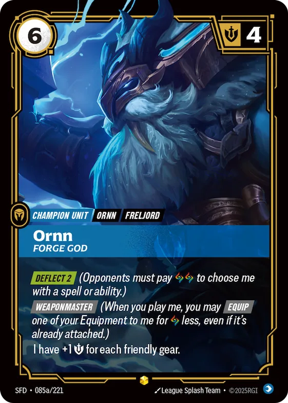 Ornn, Forge God #85a – Spiritforged