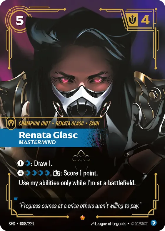 Renata Glasc, Mastermind #88 – Spiritforged