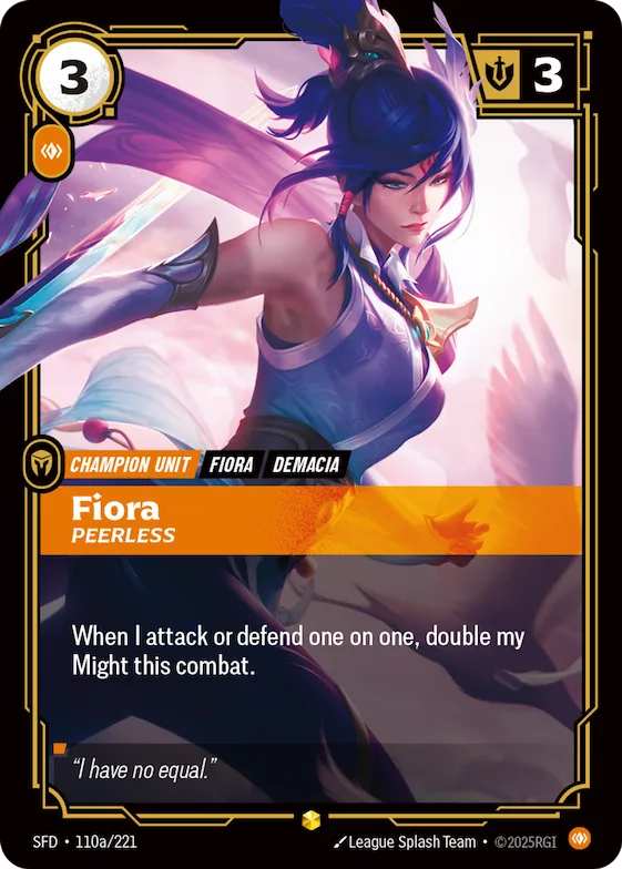 Fiora, Peerless #110a – Spiritforged