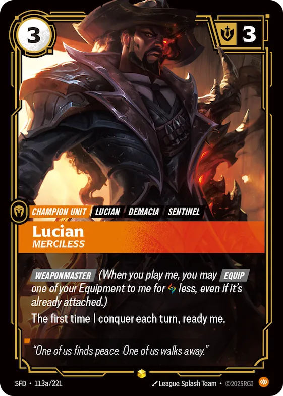 Lucian, Merciless #113a – Spiritforged