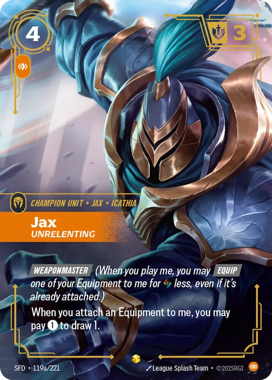 Jax, Unrelenting #119a – Spiritforged