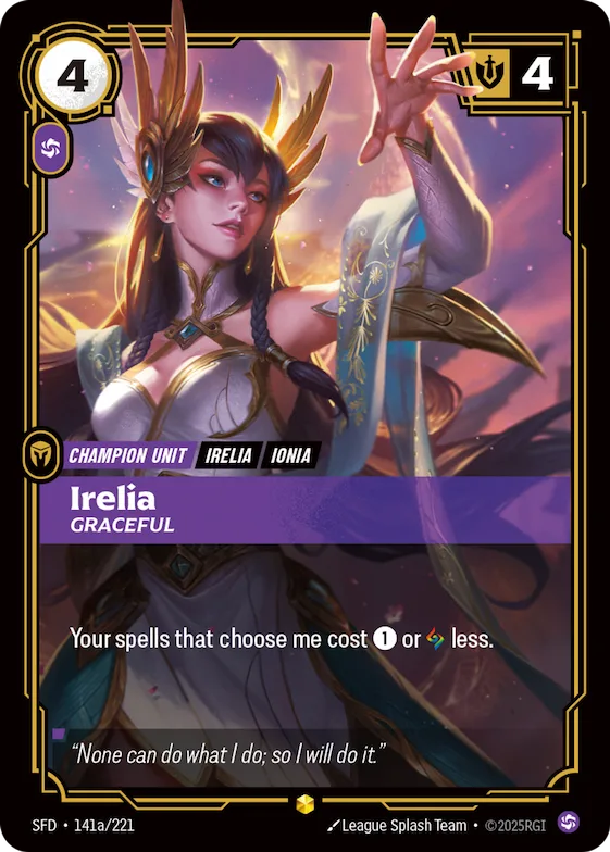 Irelia, Graceful #141a – Spiritforged