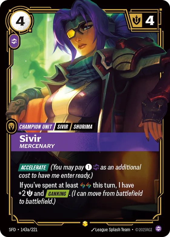 Sivir, Mercenary #143a – Spiritforged
