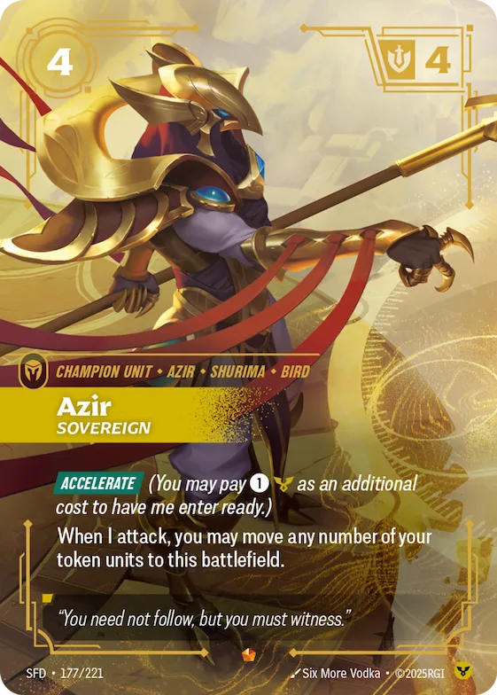 Azir, Sovereign #177 – Spiritforged
