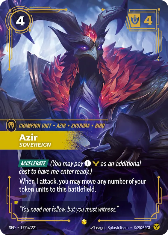 Azir, Sovereign #177a – Spiritforged
