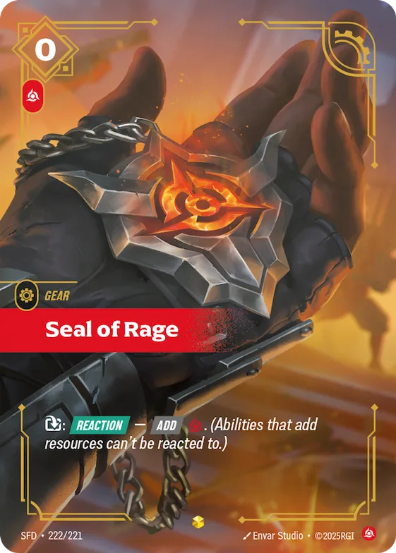 Seal of Rage #222 – Spiritforged