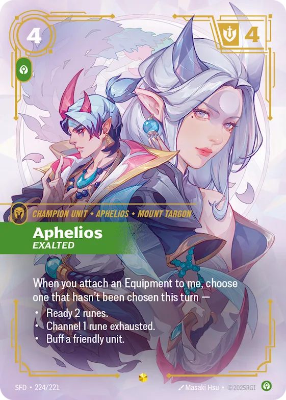 Aphelios, Exalted #224 – Spiritforged