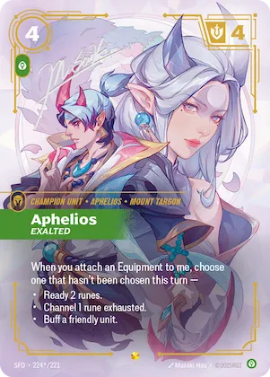 Aphelios, Exalted #224* – Spiritforged