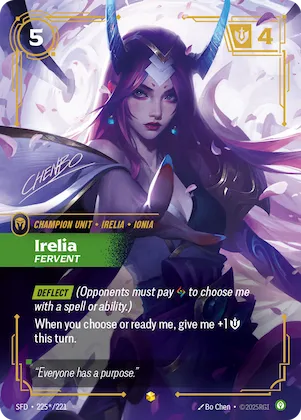 Irelia, Fervent #225* – Spiritforged