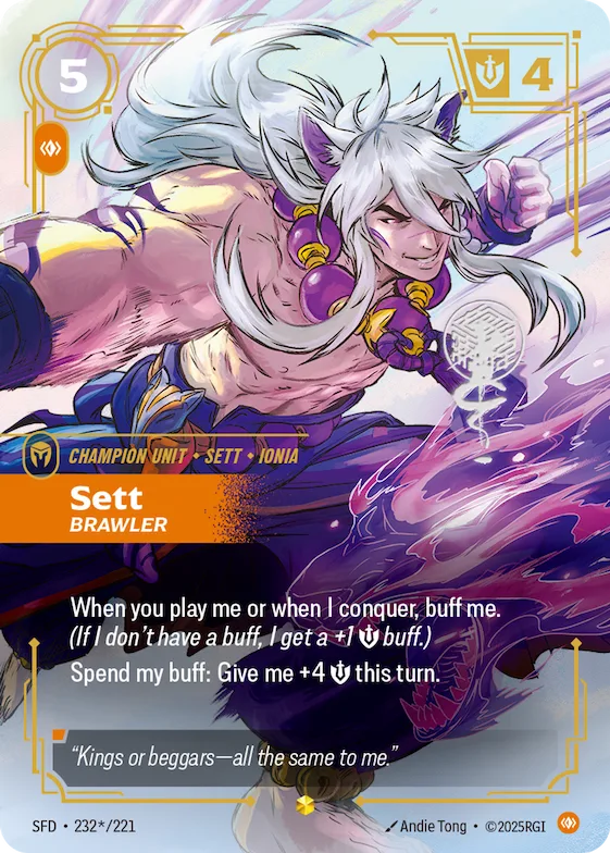 Sett, Brawler #232* – Spiritforged