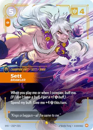 Sett, Brawler #232* – Spiritforged
