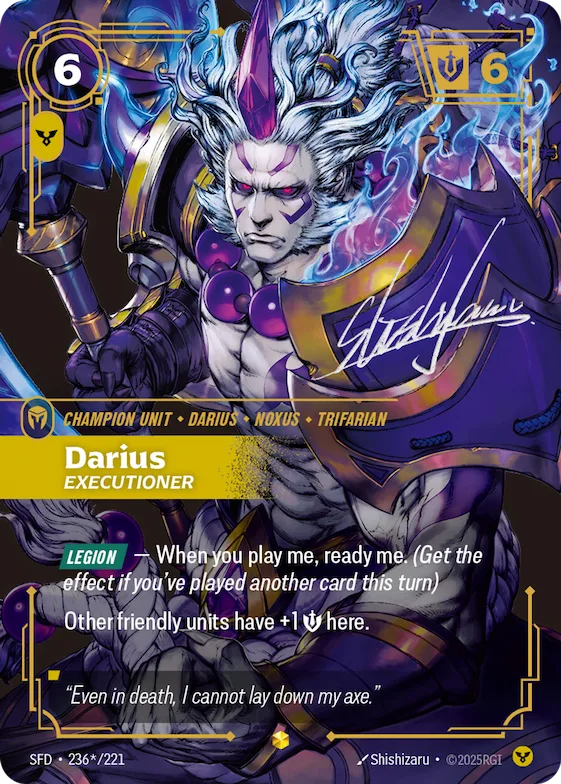 Darius, Executioner #236* – Spiritforged