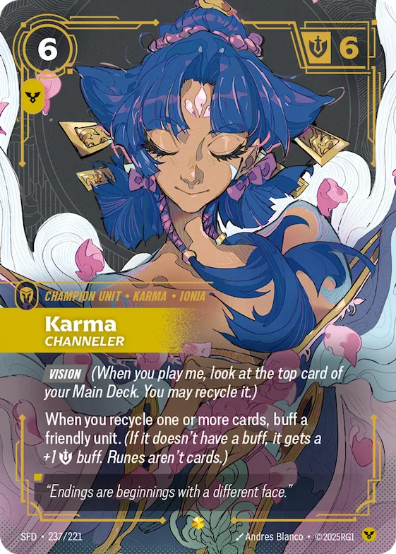 Karma, Channeler #237 – Spiritforged