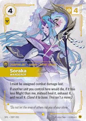 Soraka, Wanderer #239* – Spiritforged