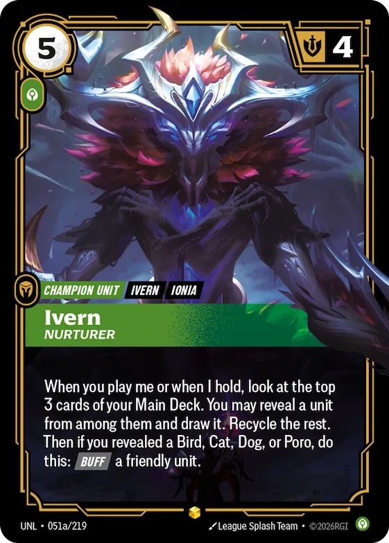 Ivern, Nurturer #51a – Unleashed