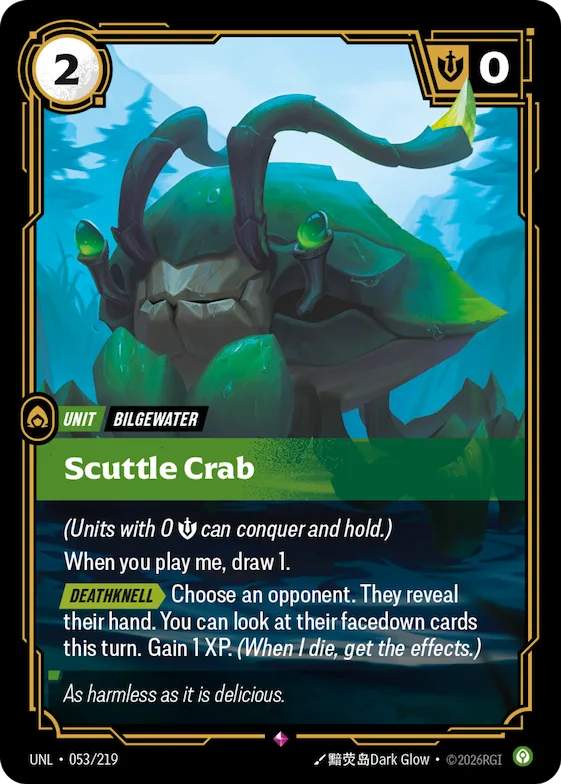 Scuttle Crab #53 – Unleashed