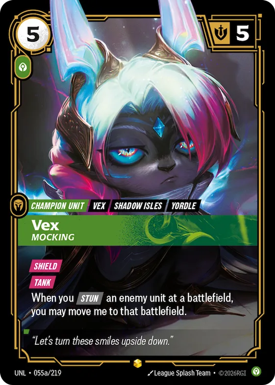 Vex, Mocking #55a – Unleashed