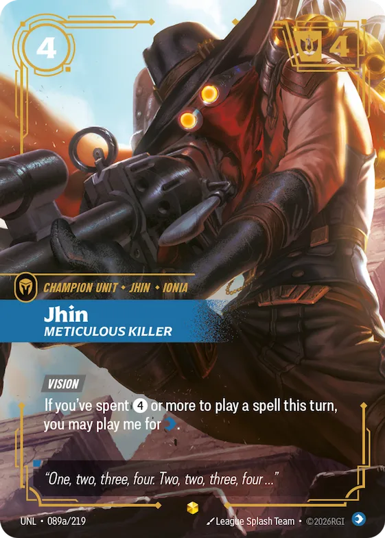 Jhin, Meticulous Killer #89a – Unleashed