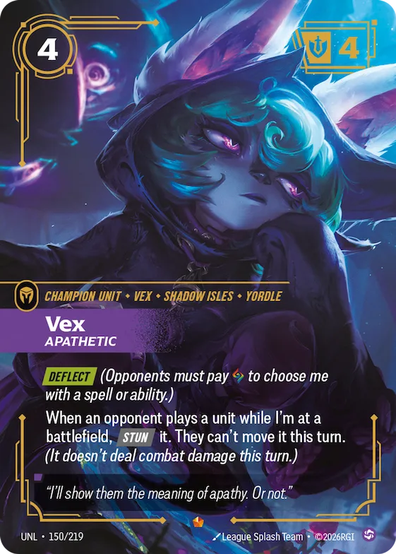 Vex, Apathetic #150 – Unleashed