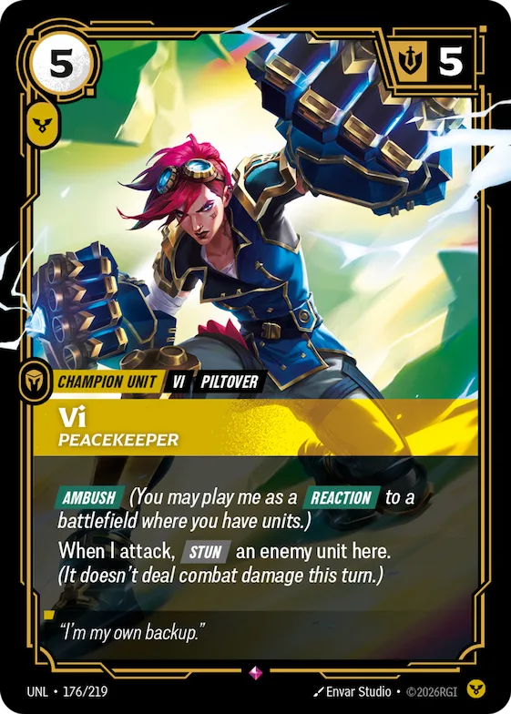 Vi, Peacekeeper #176 – Unleashed