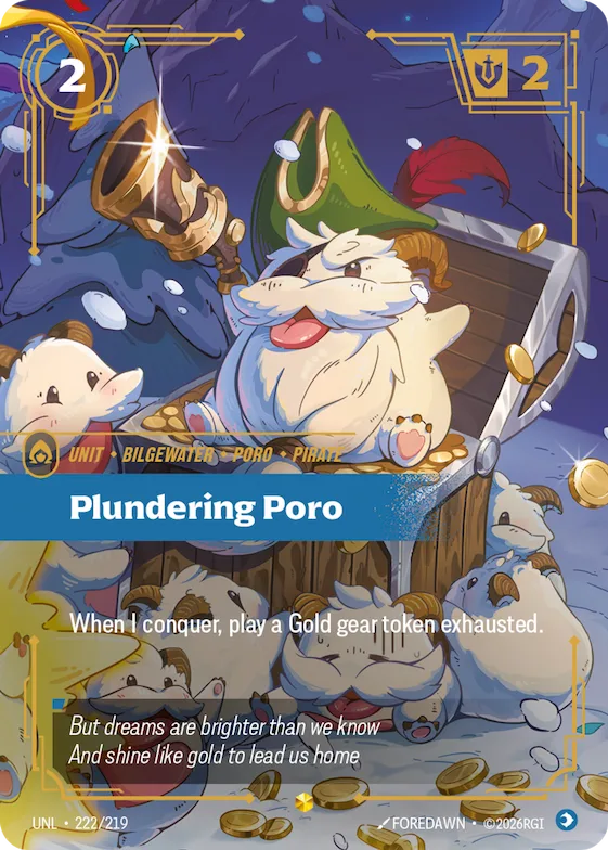Plundering Poro #222 – Unleashed