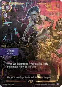 Jinx - Rebel #202 – Riftbound Promotional Cards