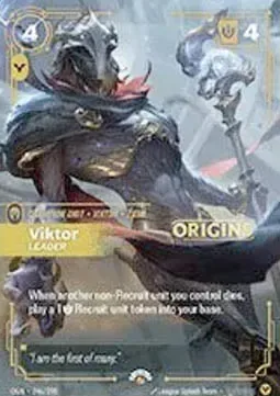 Viktor - Leader #246 – Riftbound Organized Play Promotional Cards